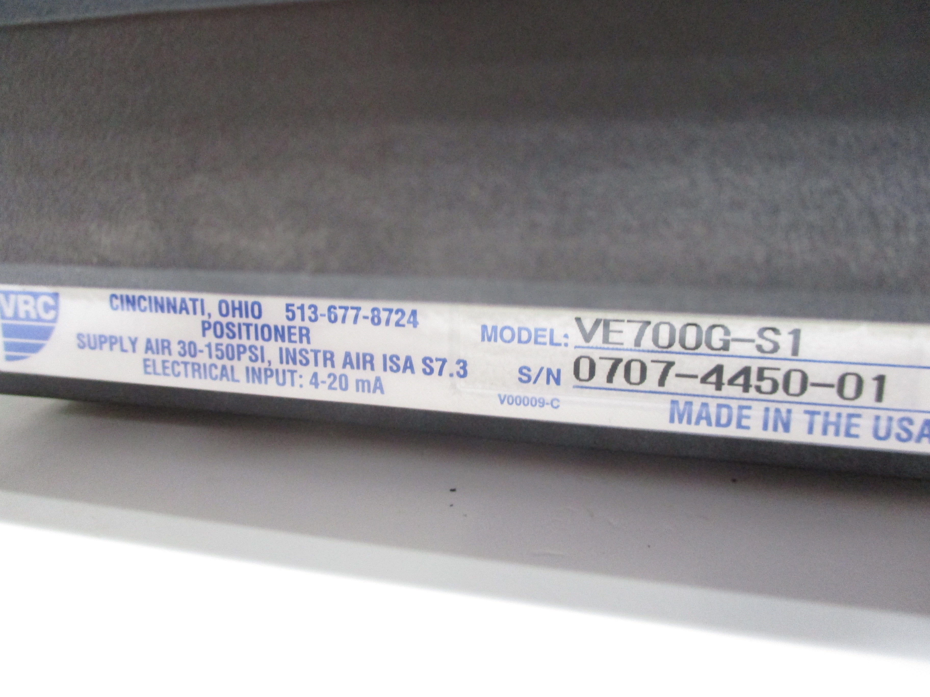 FLOWSERVE 2039SNR6 VE700G-S1 120PSI 3/4" NSNP