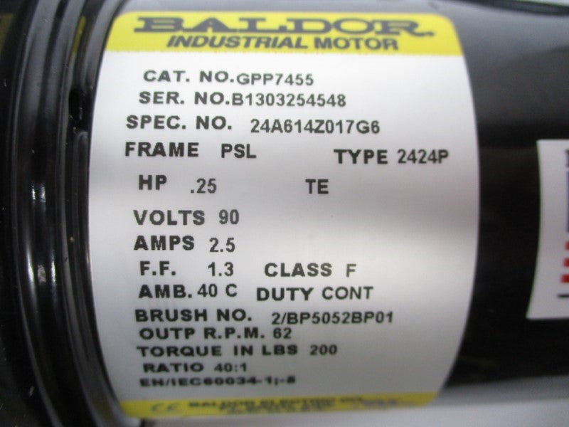 BALDOR GPP7455 90V 2.5A NSMP