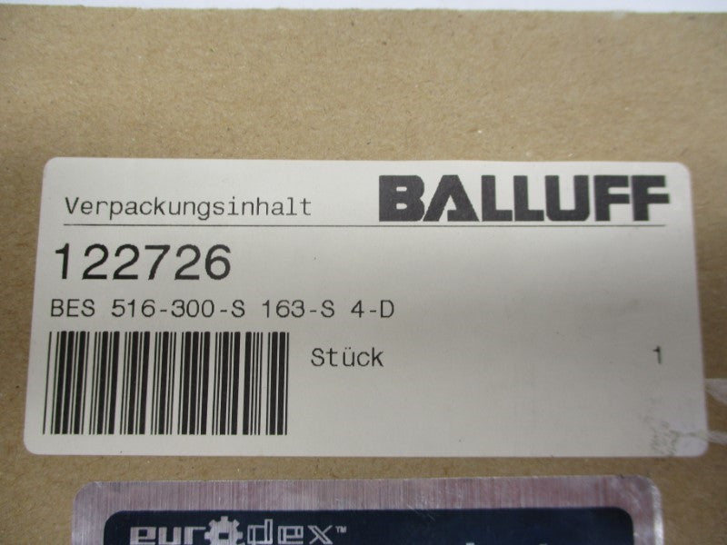 BALLUFF BES516-300-S163-S4-D 122726 10-30VDC NSMP