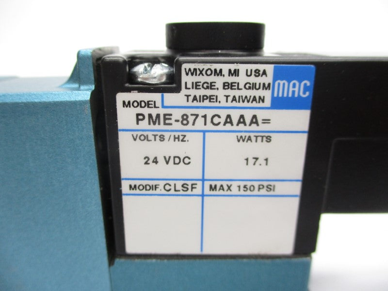 MAC 811C-PM-871CA-152 24VDC 20-150PSI NSNP