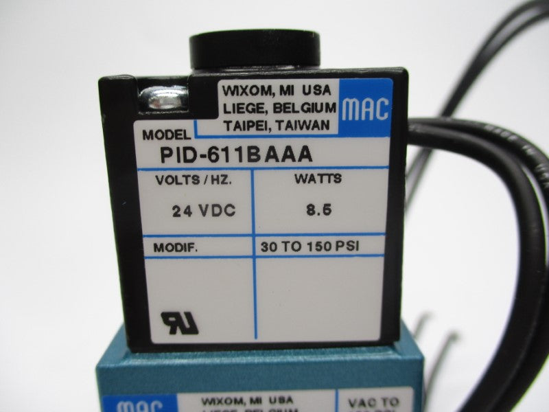 MAC 711C-12-PI-611BA 24VDC 150PSI NSMP