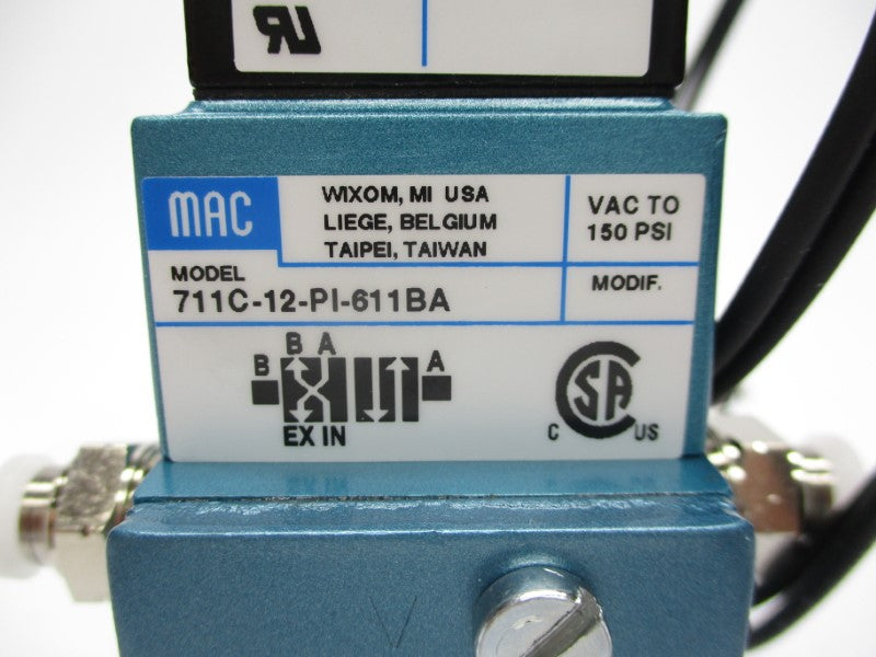 MAC 711C-12-PI-611BA 24VDC 150PSI NSMP