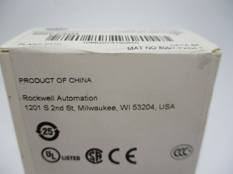 ALLEN BRADLEY 800T-FXD4 SER. T NSFS