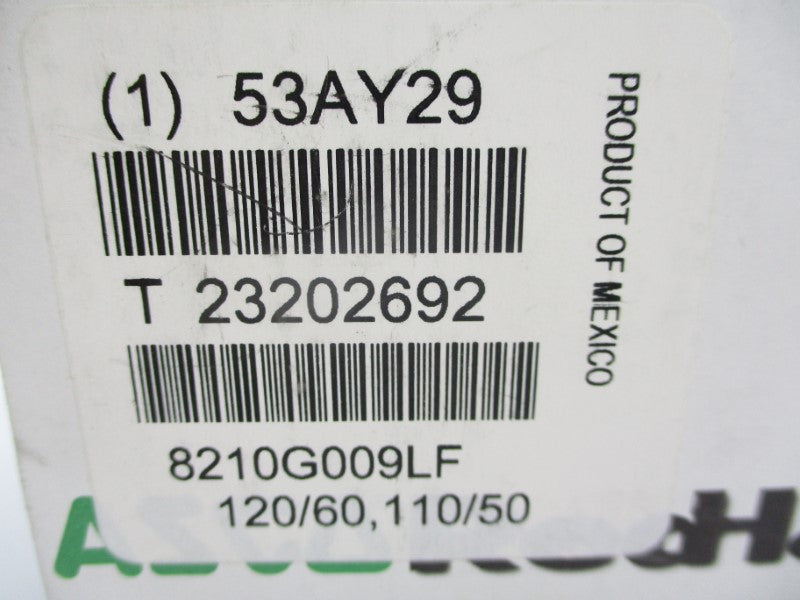 ASCO 8210G009LF 110-120V 5-125PSI 3/4" NSMP