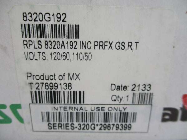 ASCO 8320G192 110-120V 250PSI 1/4" NSMP