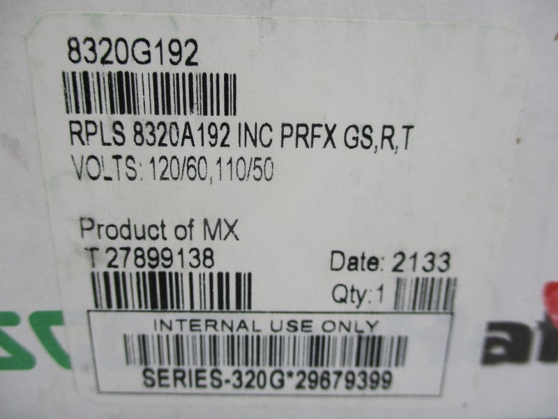 ASCO 8320G192 110-120V 250PSI 1/4" NSMP