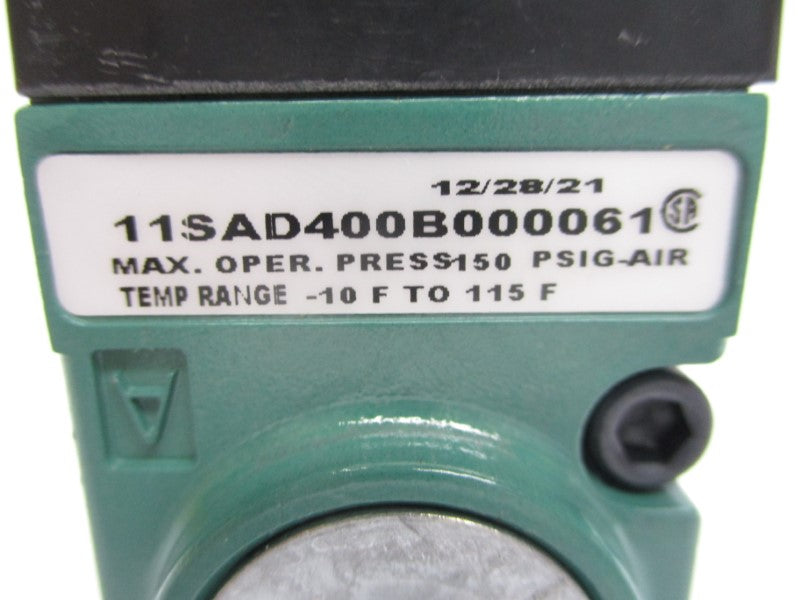 NUMATICS 11SAD400B000061 24VDC 150PSI NSMP