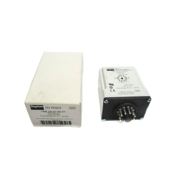 DAYTON 1EGC3 120VAC/DC 0.1-10S NSMP