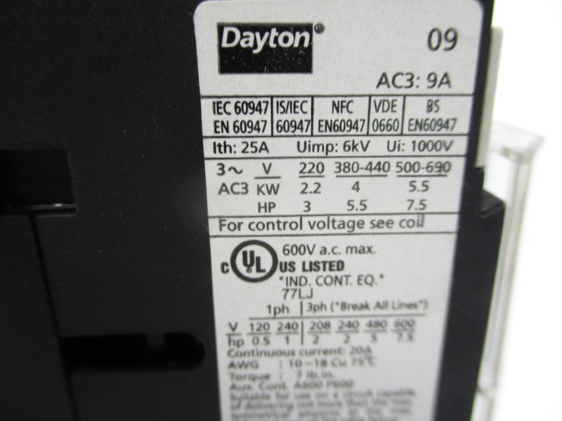 DAYTON 6EAV0 120V NSMP