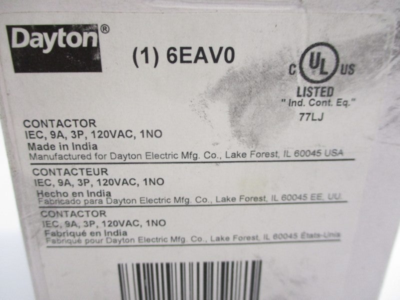 DAYTON 6EAV0 120V NSMP