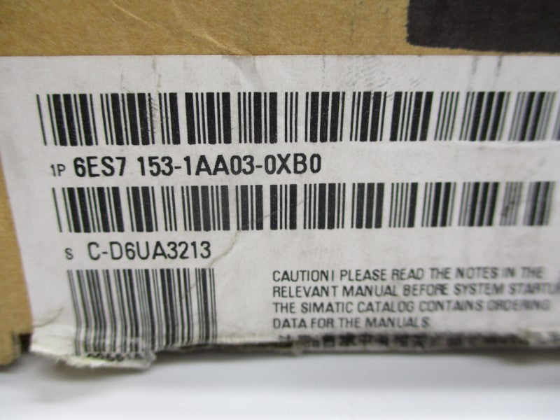 SIEMENS 6ES7153-1AA03-0XB0 (NO COVER) NSMP