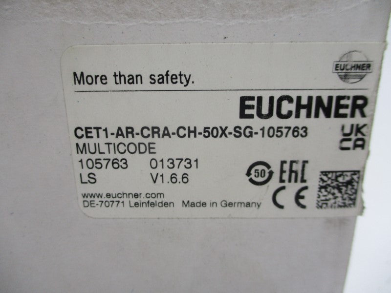 EUCHNER CET1-AR-CRA-CH-50X-SG-105763 24VDC NSMP