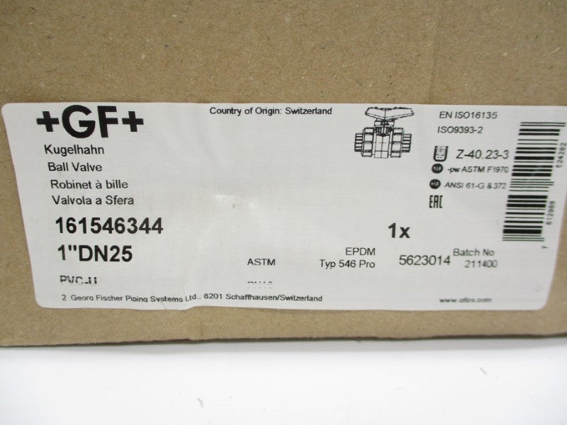 GEORG FISCHER 161546344 232PSI 1" NSMP
