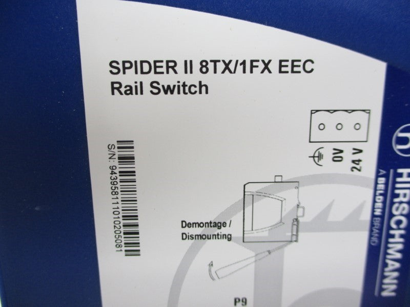 HIRSCHMANN 943958-211 SPIDERII8TX/2FXEEC 24V NSMP