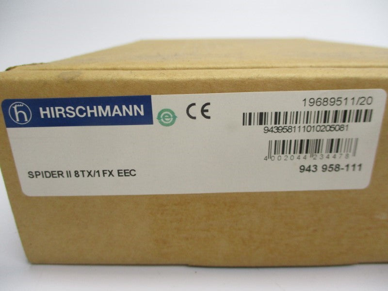 HIRSCHMANN 943958-211 SPIDERII8TX/2FXEEC 24V NSMP