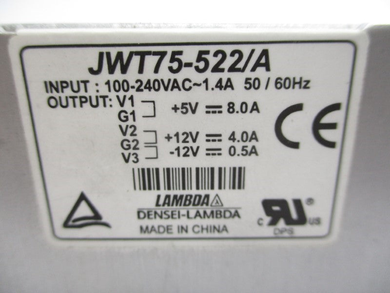 LAMBDA JWT75-522/A 100-240VAC 1.4A NSNP