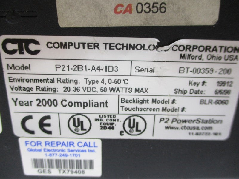 PARKER P21-2B1-A4-1D3 20-36VDC UNMP