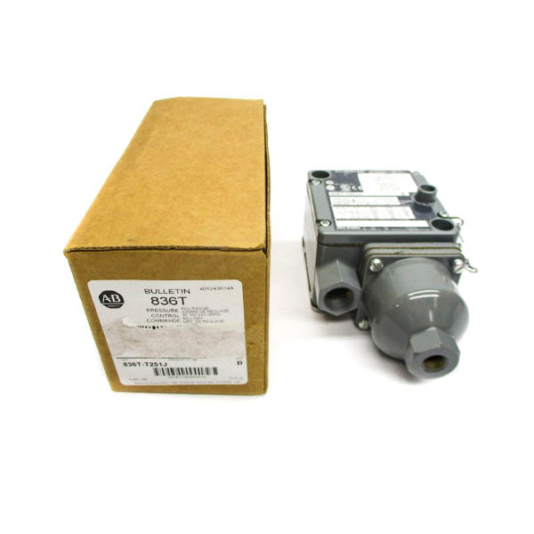 ALLEN BRADLEY 836T-T251J SER. B 115-600VDC 35PSI 1/2" (BR/WH) NSMP