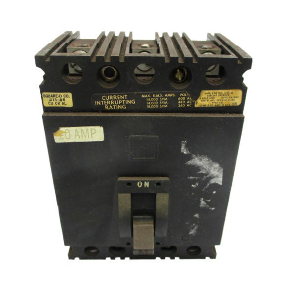 SQUARE D FAL36020 600VAC 20A UNMP