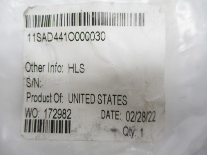 NUMATICS 11SAD441O000030 110-120V .15A 150PSI NSMP
