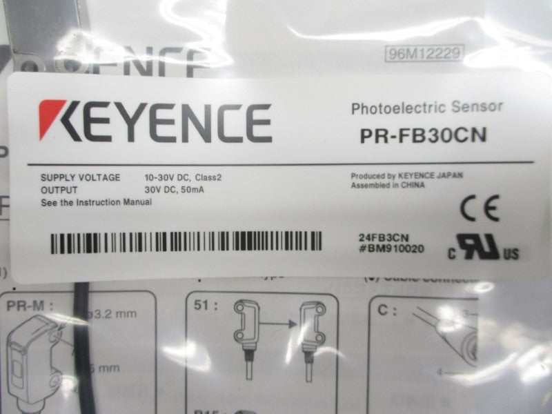 KEYENCE PR-FB30CN 10-30VDC NSMP