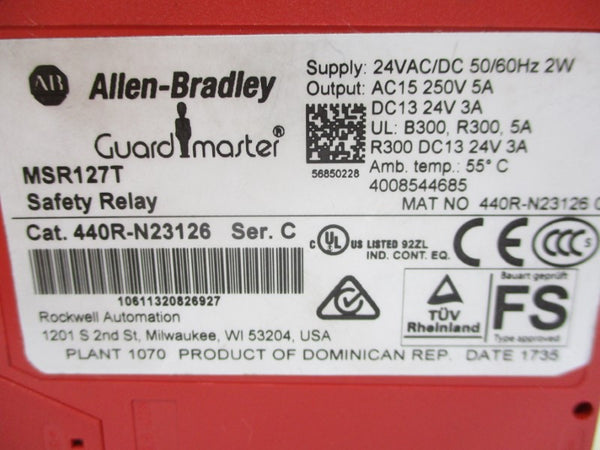 ALLEN BRADLEY 440R-N23126 SER. C 24VAC/DC 3A NSNP