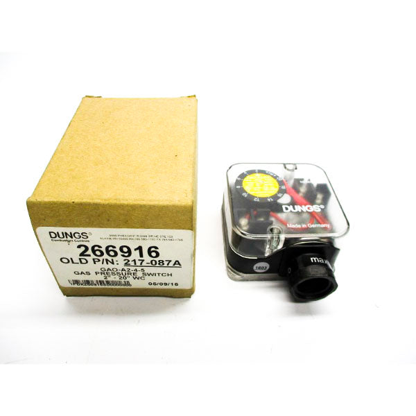 DUNGS GAO-A2-4-5 266916 120VAC 10A 7PSI NSMP