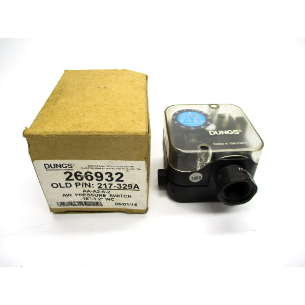 DUNGS AA-A2-6-5 266932 120VAC 5A 7PSI NSMP
