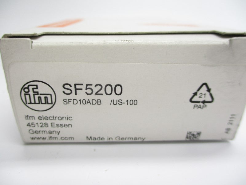 IFM EFECTOR SF5200 SFD10ADB/US-100 NSMP