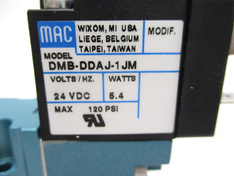 MAC 52A-11-B0A-DM-DDAJ-1JM 24VDC 20-120PSI NSMP