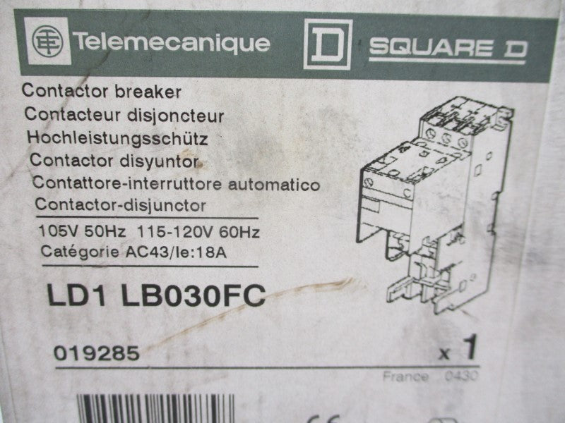 TELEMECANIQUE LD1LB030FC 115-120V 18A NSMP