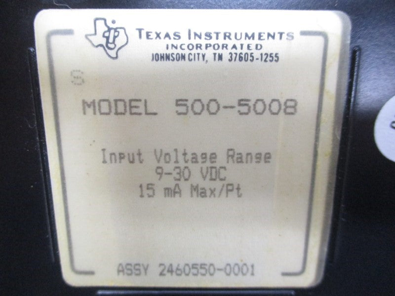 TEXAS INSTRUMENTS 500-5008 9-30VDC UNMP