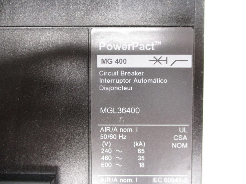 SQUARE D MGL36400 600V 400A NSNP