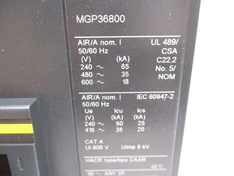 SQUARE D MGP36800 600V 800A NSMP