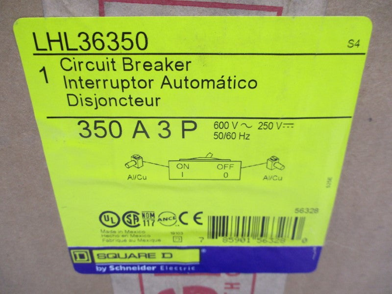 SQUARE D LHL36350 600V 350A NSFS