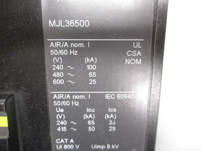 SQUARE D MJL36500 600V 500A NSMP