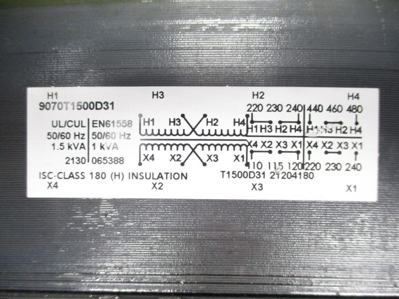 SQUARE D 9070T1500D31 240-480V NSNP