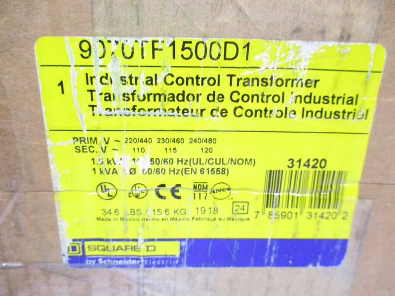 SQUARE D 9070TF1500D1 240/480V NSMP