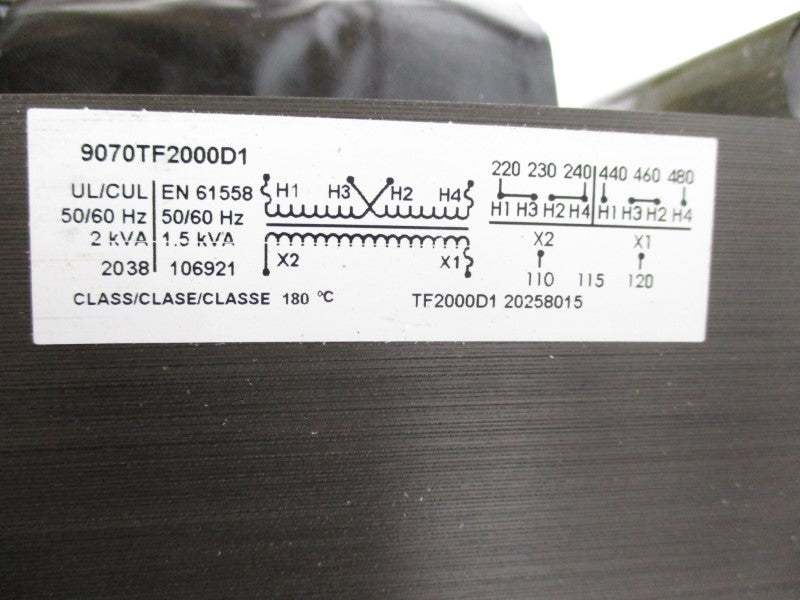 SQUARE D 9070TF2000D1 240/480V NSMP