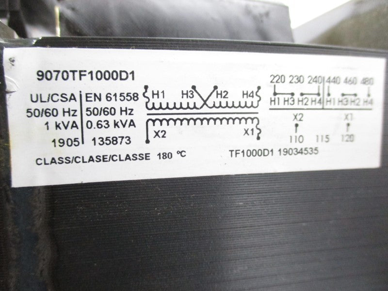 SQUARE D 9070TF1000D1 240/480V NSNP