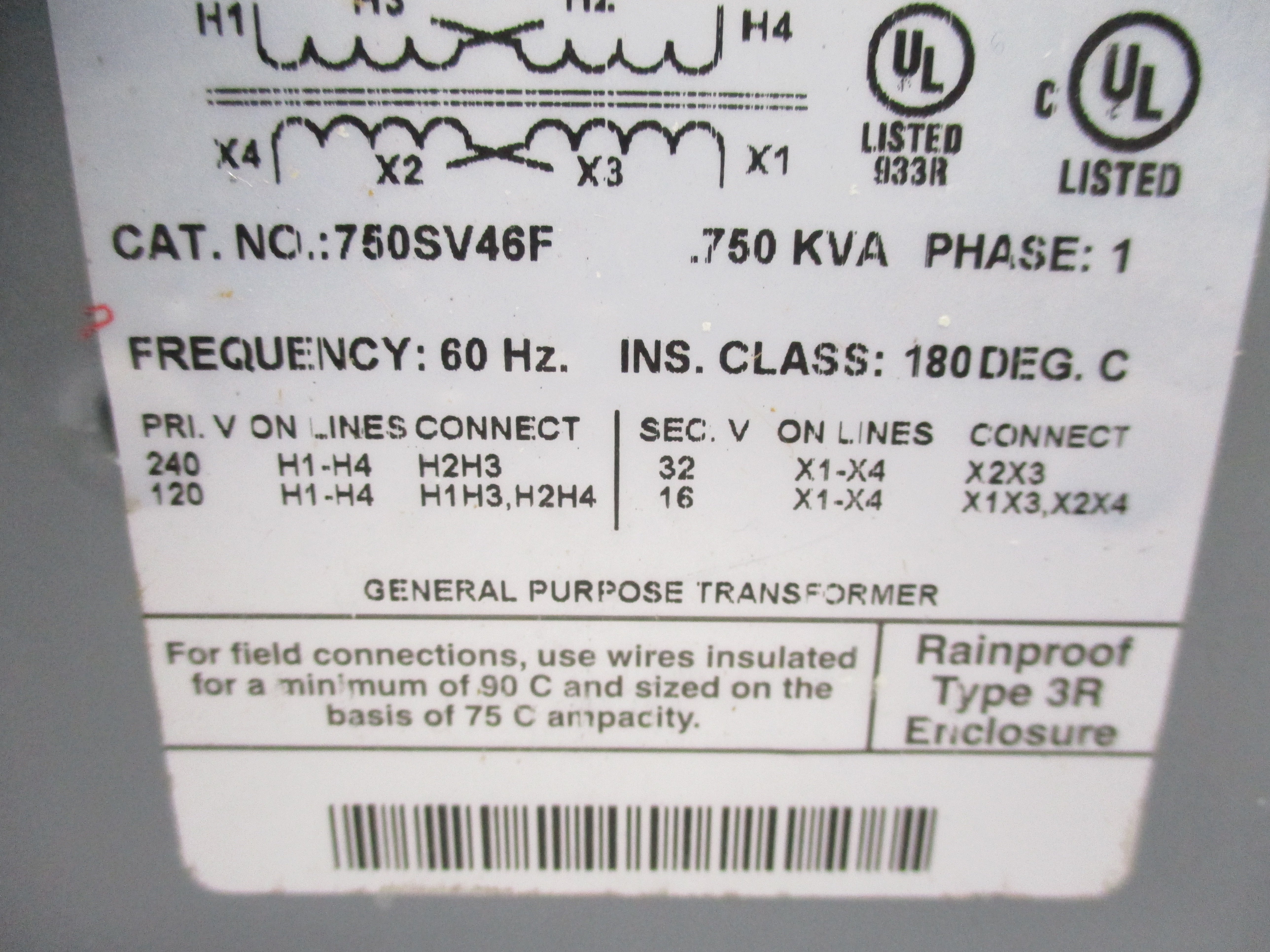 SQUARE D 750SV46F 120/240V NSMP