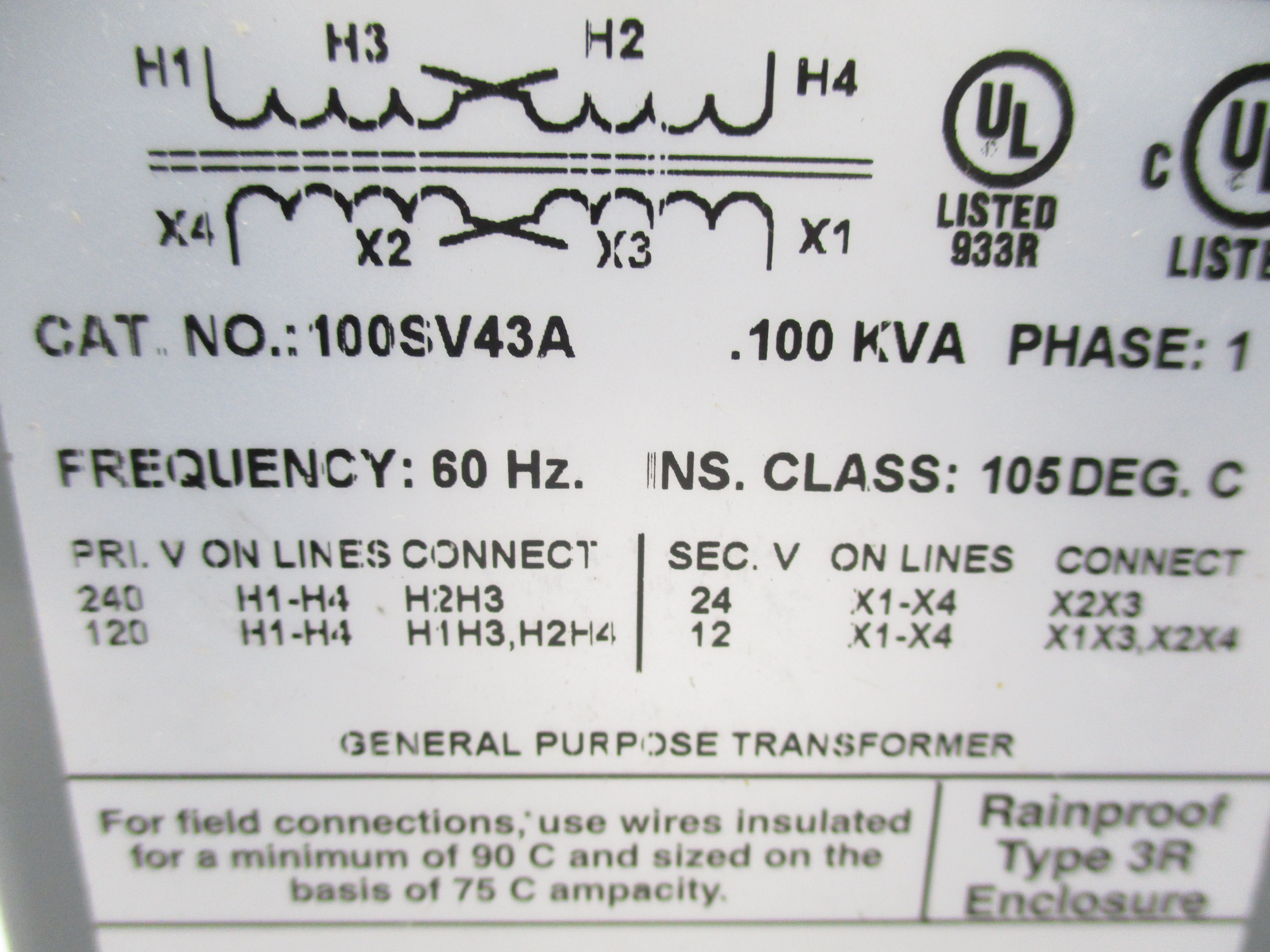 SQUARE D 100SV43A 120/240V NSMP