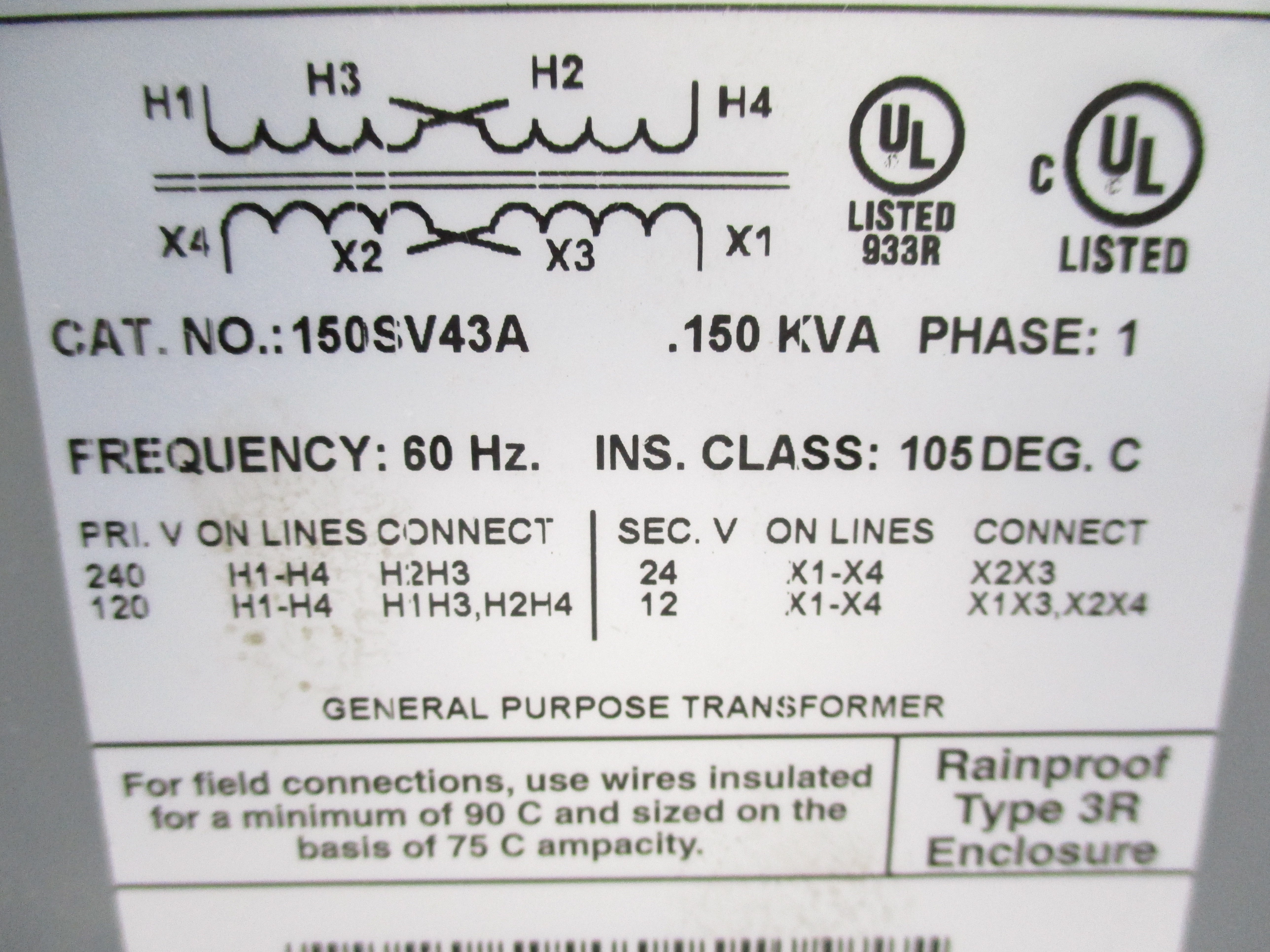 SQUARE D 150SV43A 120/240V NSMP