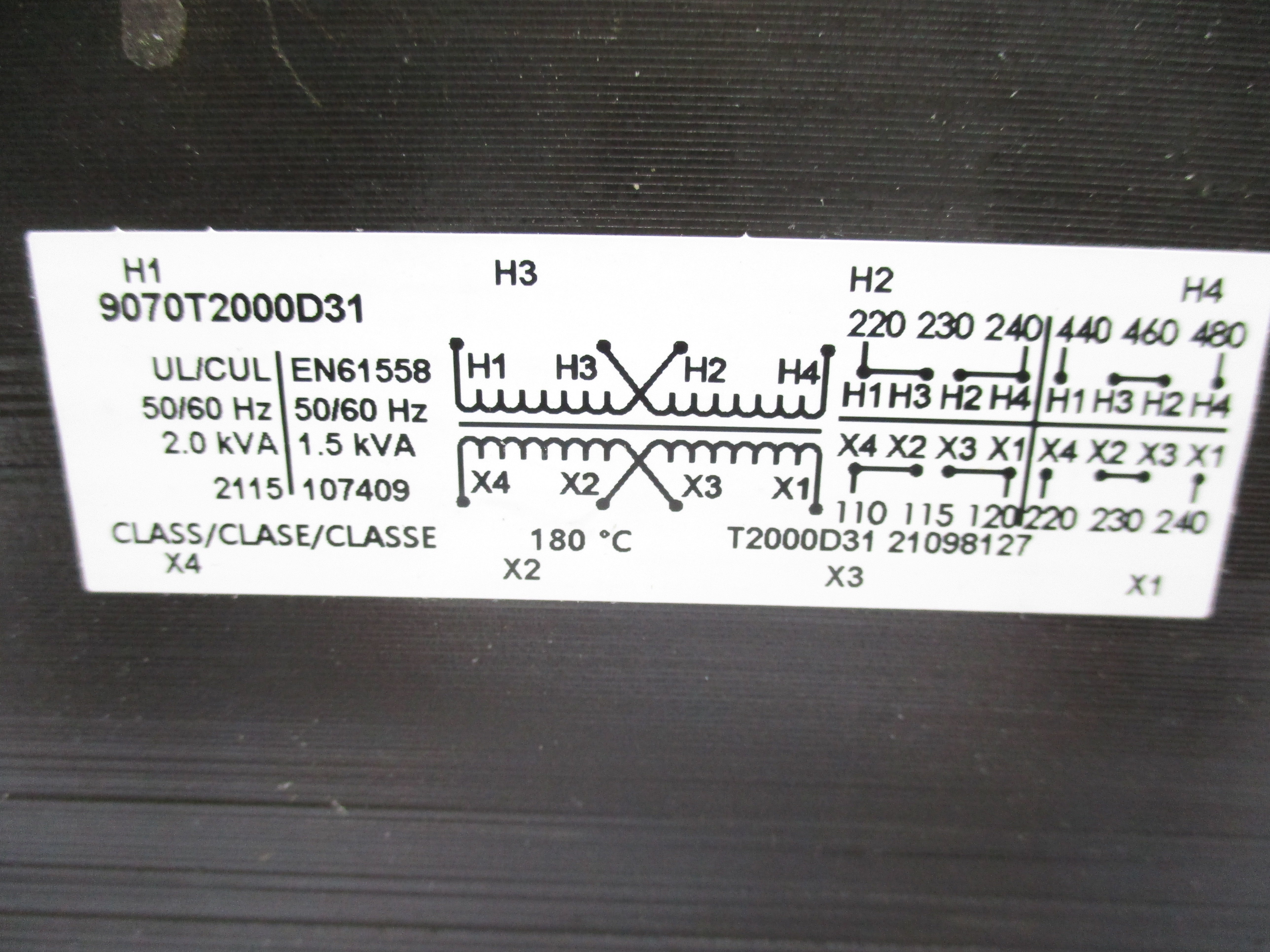 SQUARE D 9070T2000D31 240/480V NSMP