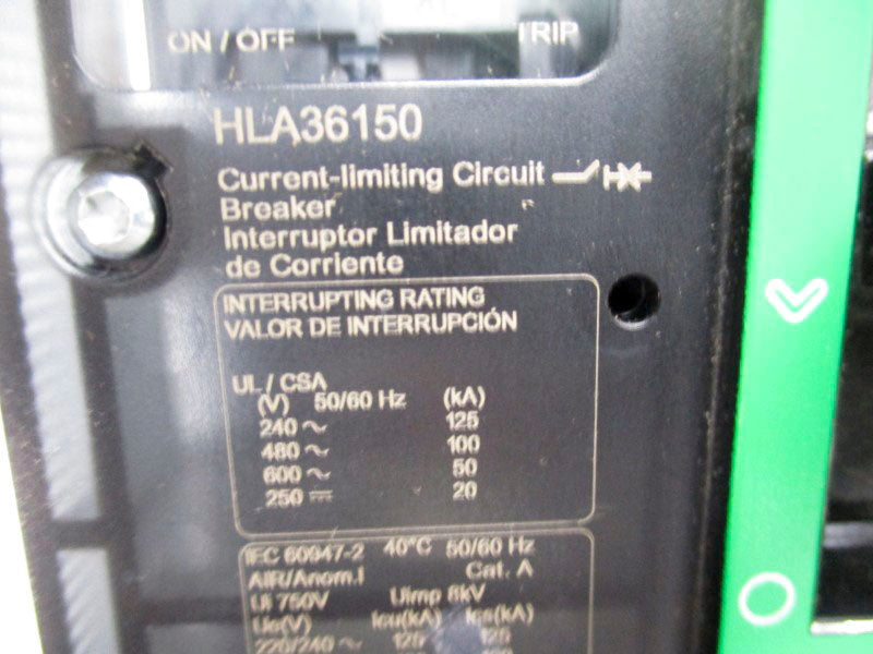 SQUARE D HLA36150 600V 150A (GREEN) NSNP