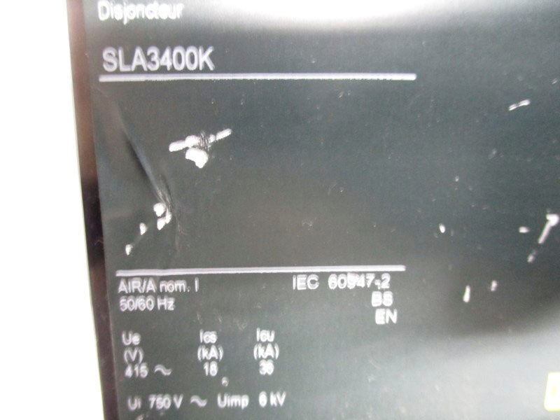 SQUARE D SLA3400K 415V 400A (AS IS) NSNP