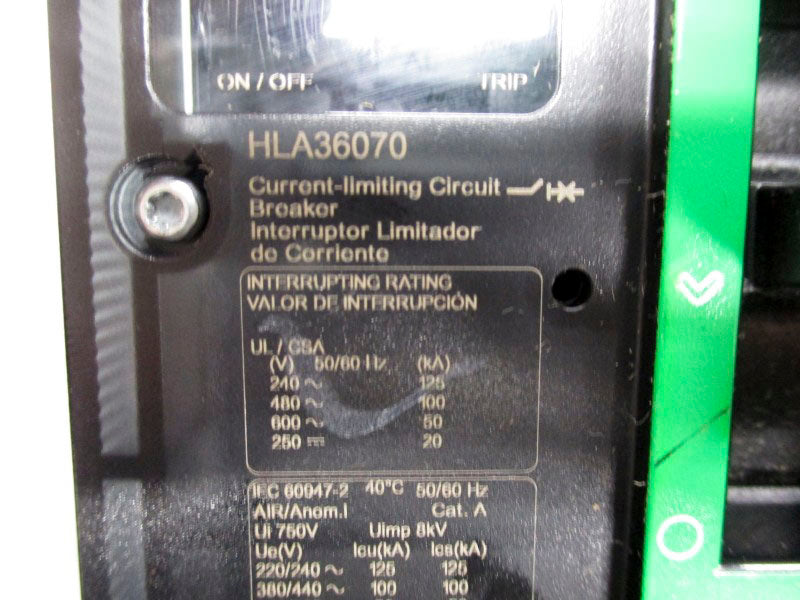 SQUARE D HLA36070 600V 70A (GREEN) NSNP