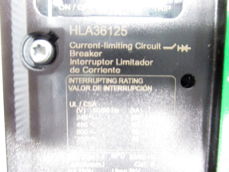 SQUARE D HLA36125 600V 125A (GREEN) NSNP