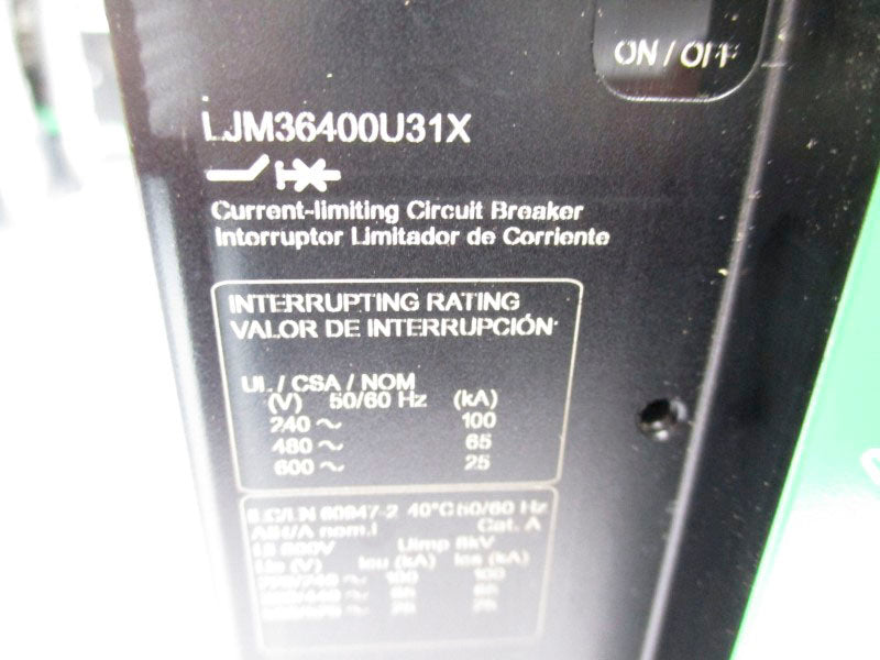 SQUARE D LJM36400U31X 600V 400A (GREEN) NSNP