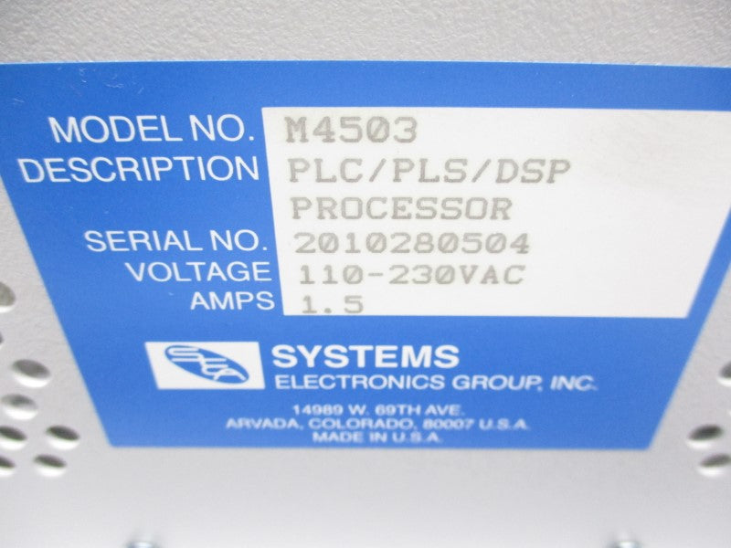 SEG M4503 110-230VAC 1.5A NSNP